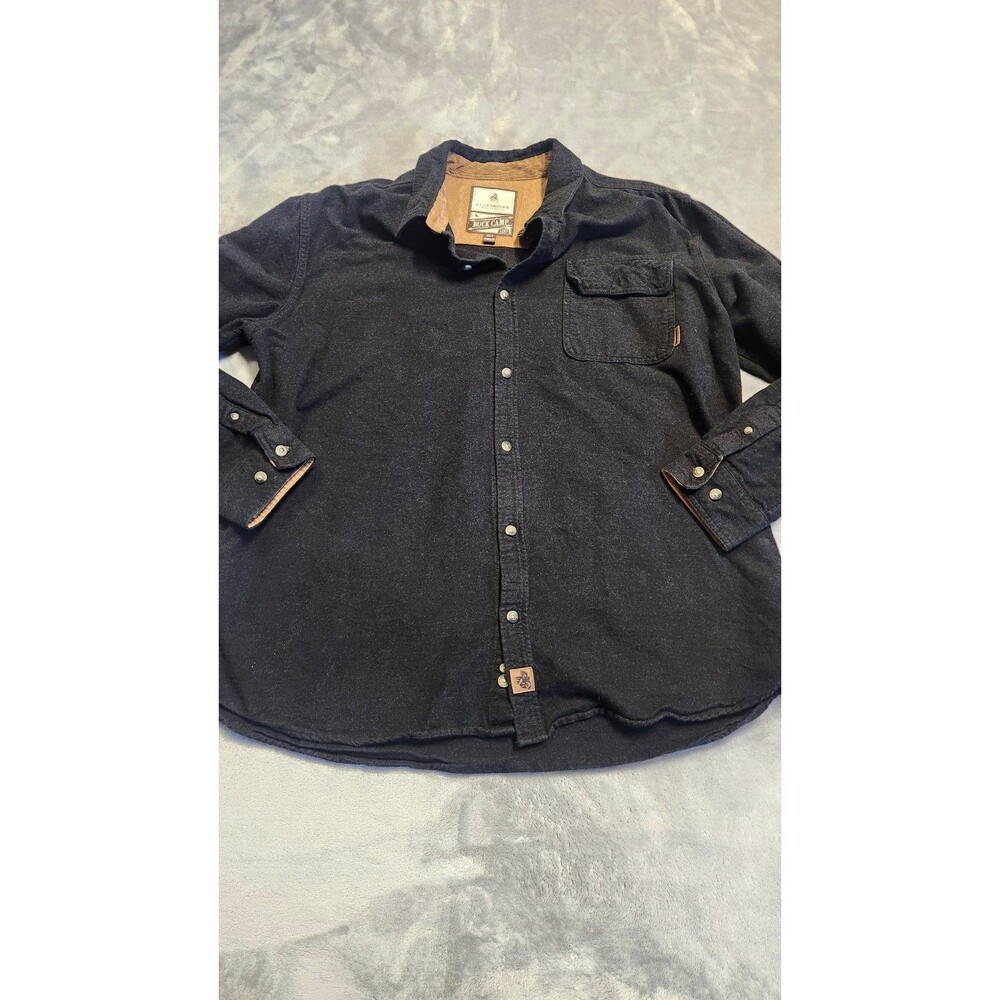 Legendary Whitetails Men's Size XLT Extra Large Tall Black Lined Shirt